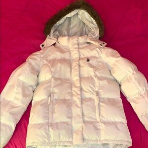 COPY - White polo puffy jacket